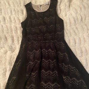 Velvet lace dress